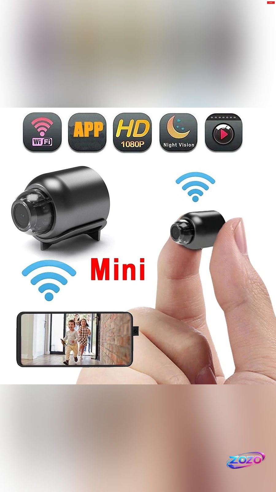 Kamera CCTV Kecil Mini Resolusi Full HD untuk Keamanan Optimal