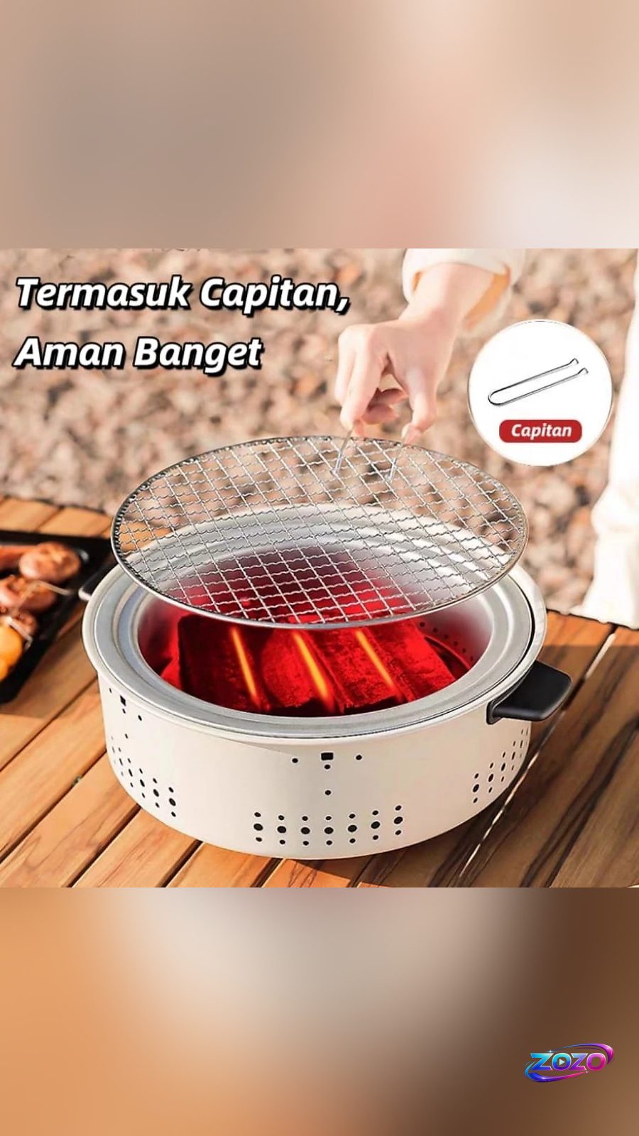 Kompor Arang Food Grade Premium: BBQ Praktis, Aman, dan Mudah Dibersihkan