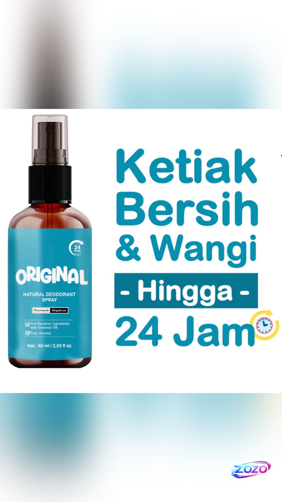 Deodorant Spray Tawas BPOM Original: Rahasia Ketiak Segar Alami